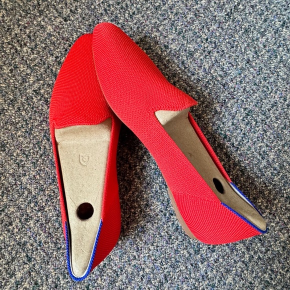 Rothys Poppy Almond Toe Loafers Size 8 - Picture 2 of 4